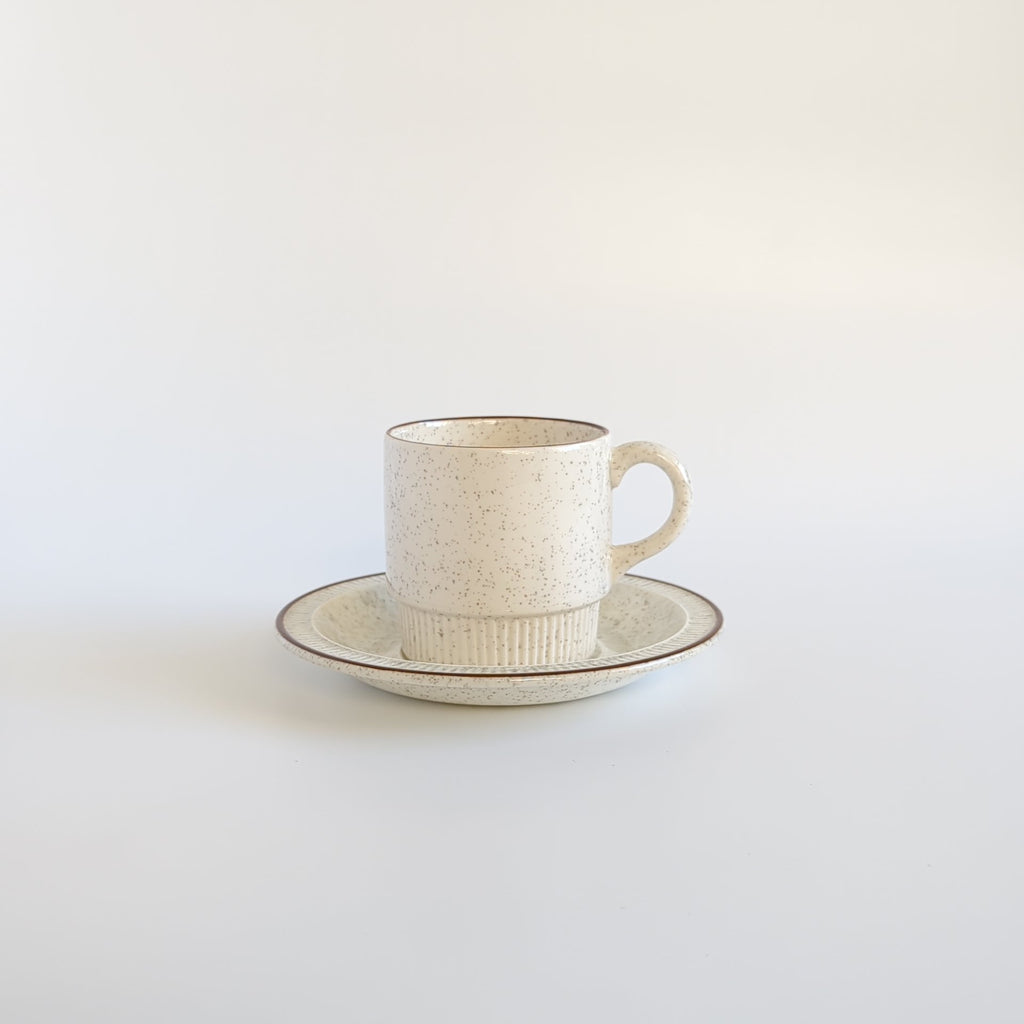 Poole Pottery - Espresso Cup & Saucer