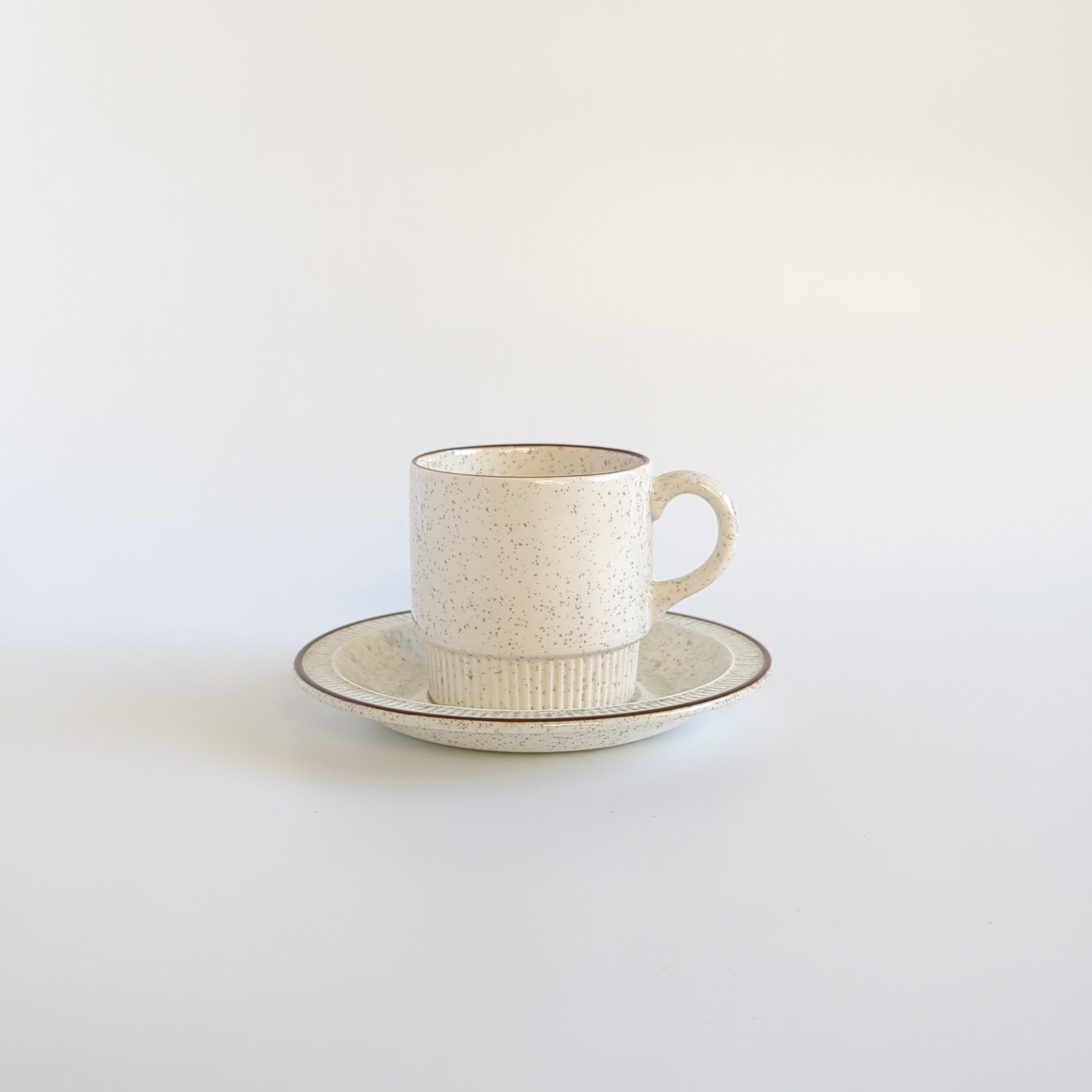 Poole Pottery - Espresso Cup & Saucer