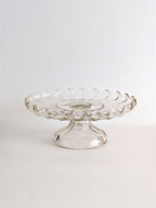 Cake Stand (Scalloped Glass)
